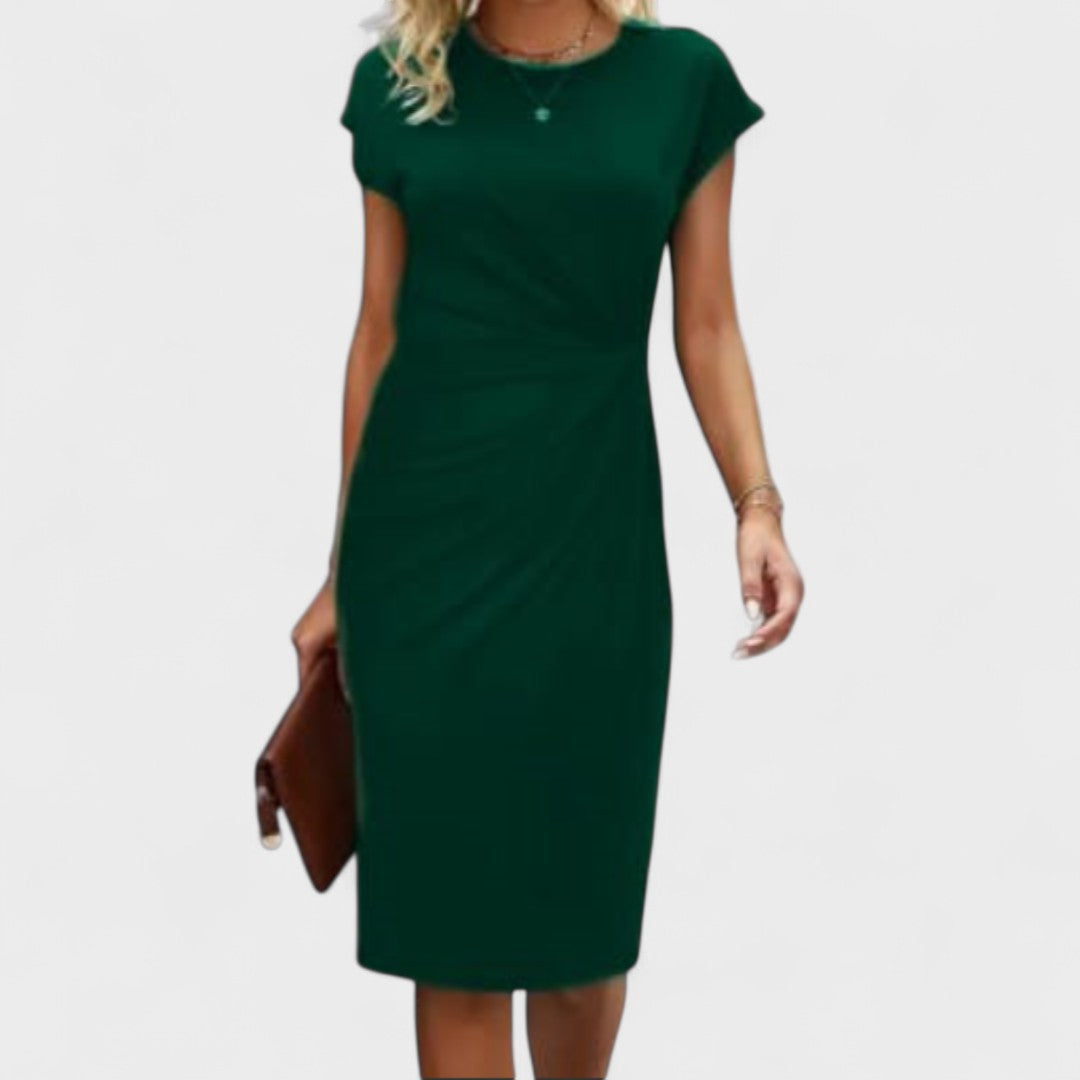 MIRANDA – ABITO A TWIST SLANCO CON SILHOUETTE