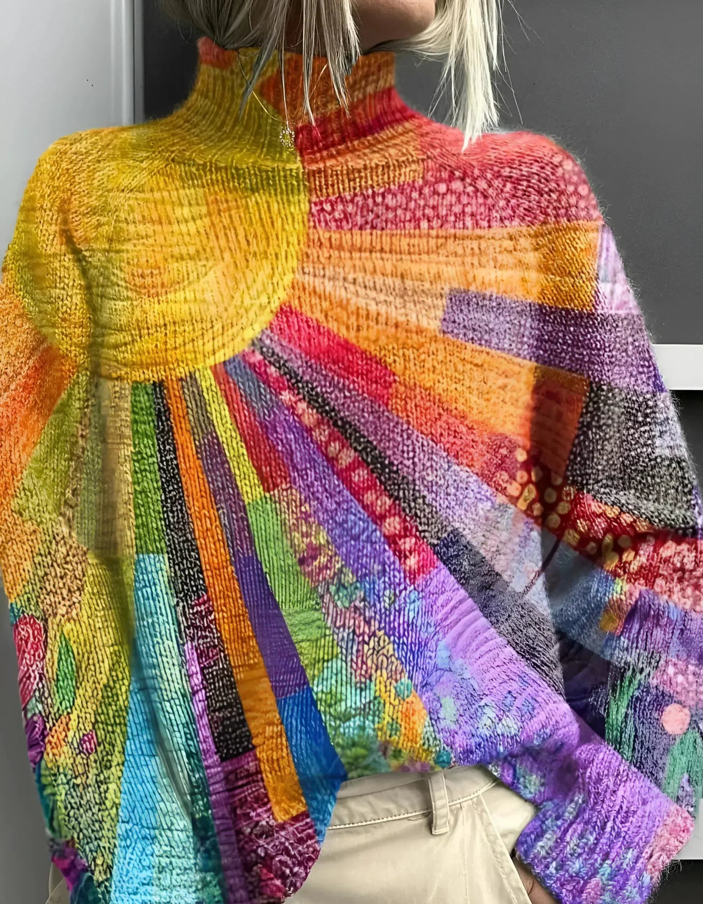 Ada - Maglione Colorato e Allegro