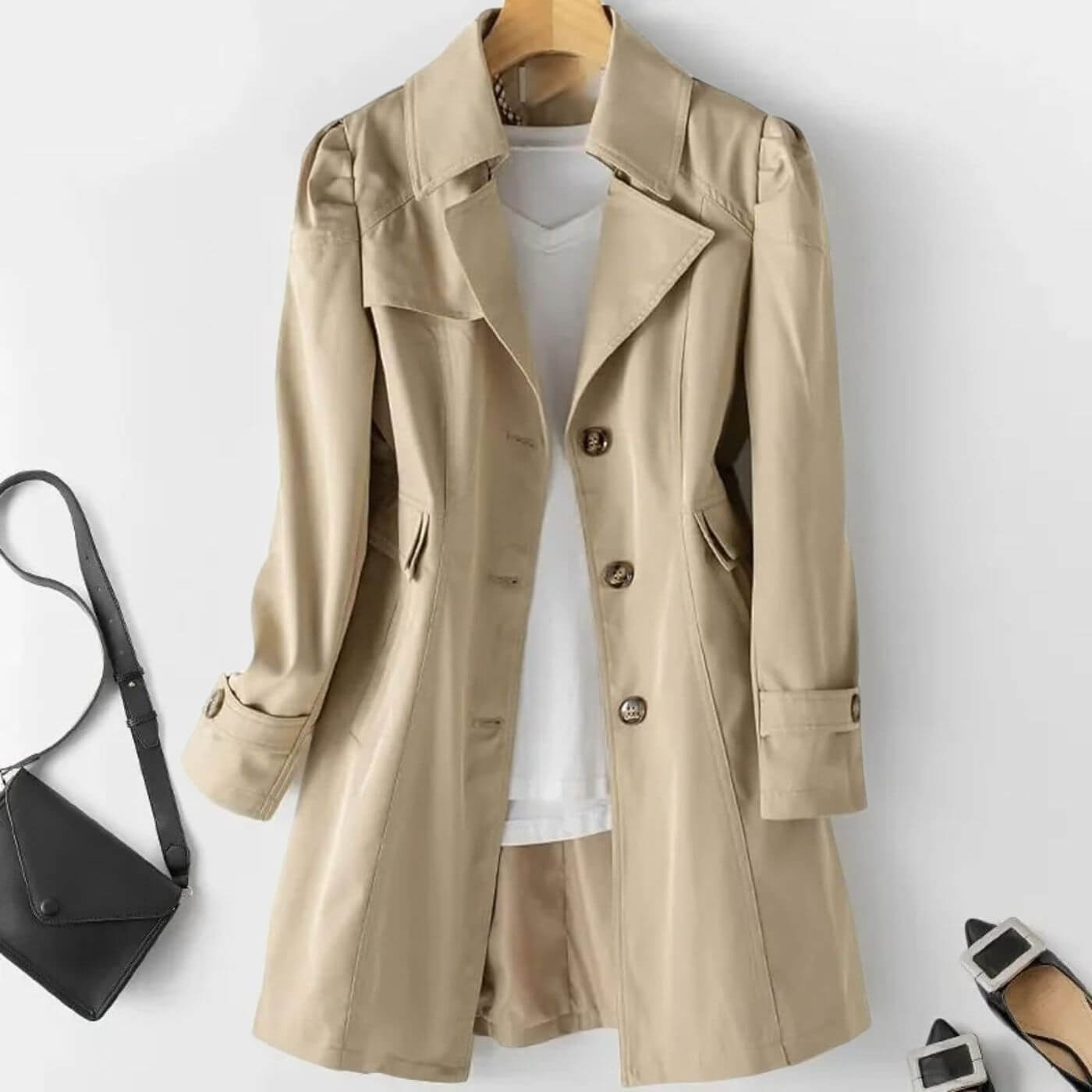 Ynte™ | Trench coat classico