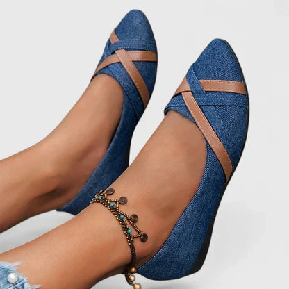 KHIANNA – BALLERINE CON CINTURINI INCROCIATI