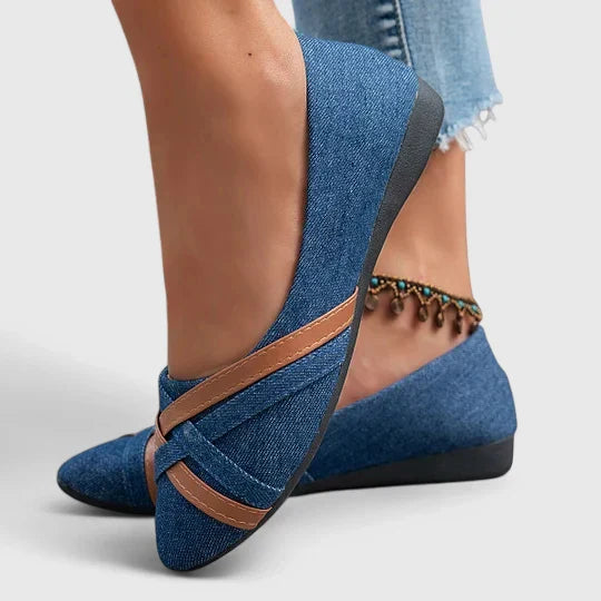 KHIANNA – BALLERINE CON CINTURINI INCROCIATI