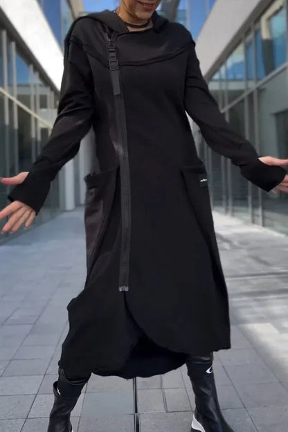 LILIANE – CAPPOTTO LUNGO MODERNO CON CAPPUCCIO