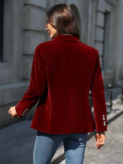 Keet™ | Elegante Blazer in Velluto