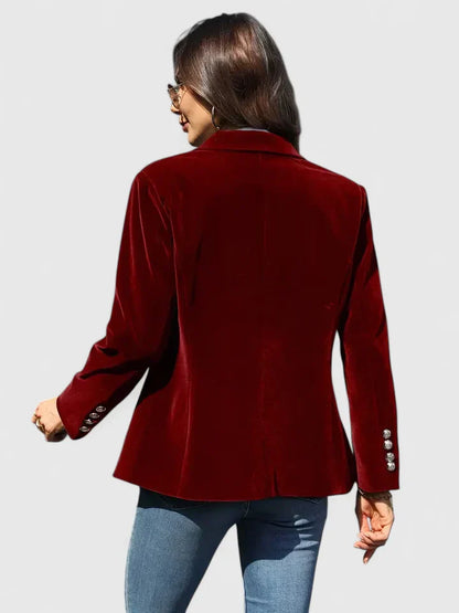 VALERIE – BLAZER IN VELLUTO ELEGANTE