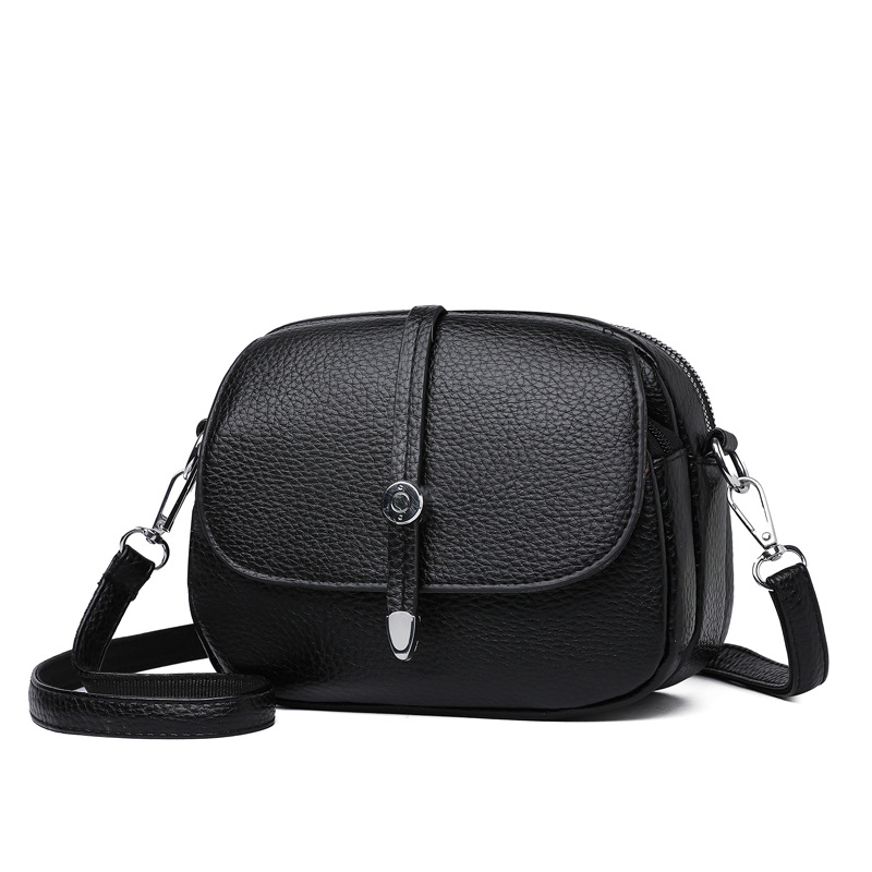 Isarivienne - Borsa a Spalla Leggera per Donne in Colore Uni con Stile Senza Tempo
