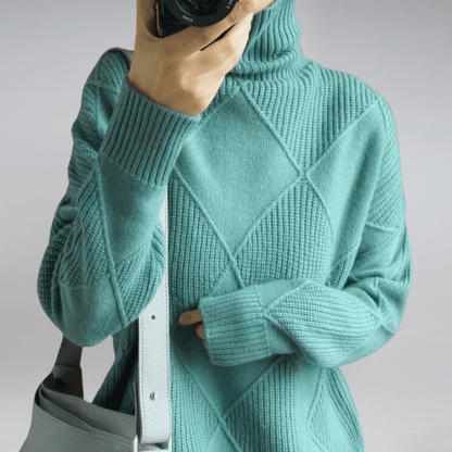 OLIVIA – MAGLIONE COLLO ALTO RELAX
