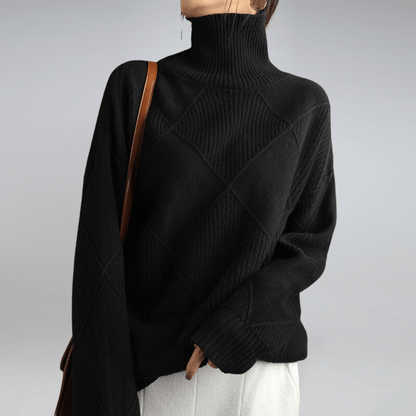 OLIVIA – MAGLIONE COLLO ALTO RELAX