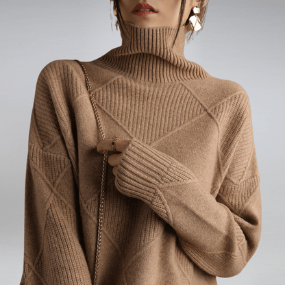 OLIVIA – MAGLIONE COLLO ALTO RELAX