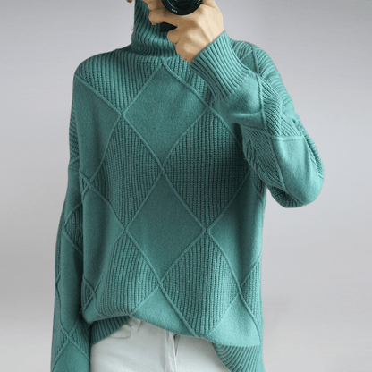 OLIVIA – MAGLIONE COLLO ALTO RELAX
