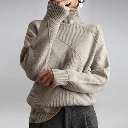 OLIVIA – MAGLIONE COLLO ALTO RELAX