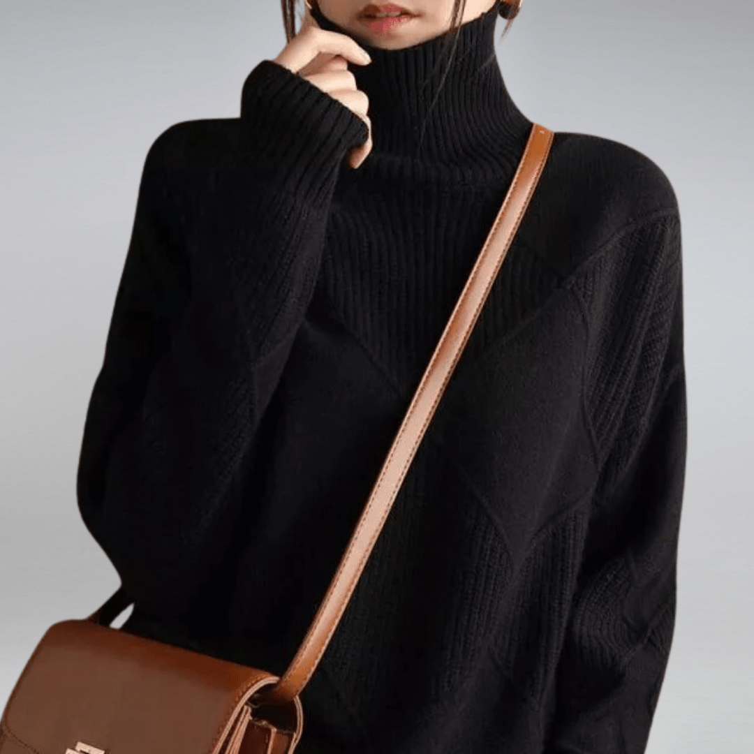 OLIVIA – MAGLIONE COLLO ALTO RELAX