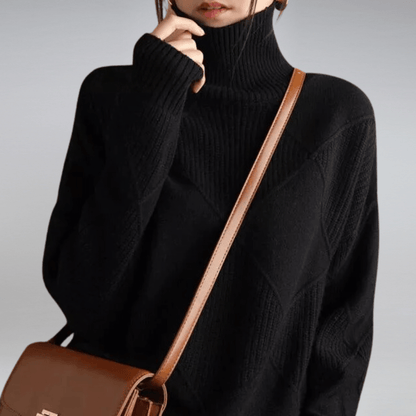 OLIVIA – MAGLIONE COLLO ALTO RELAX