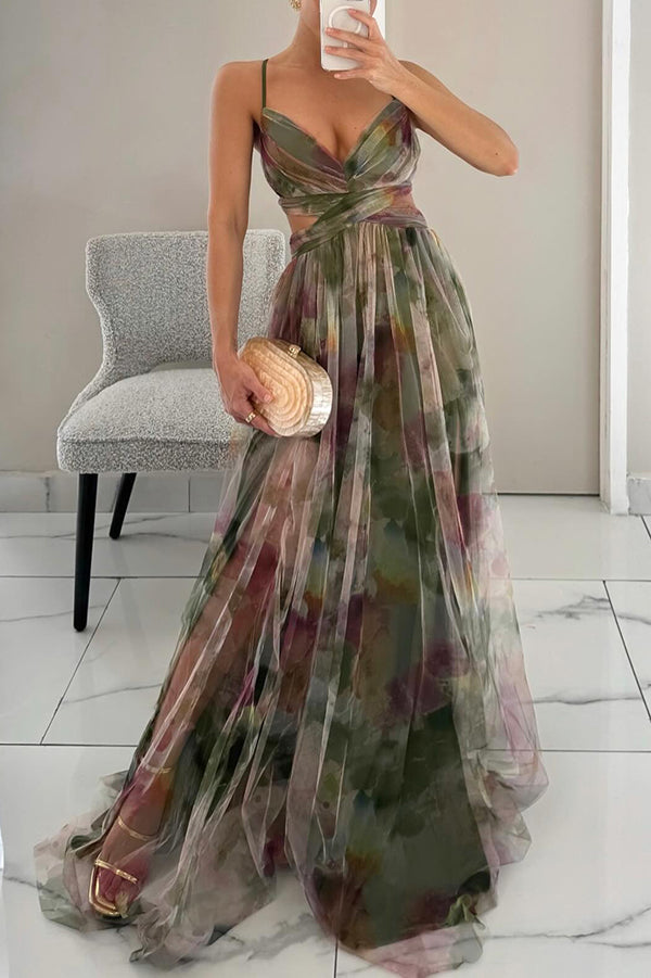 Giselle™ | Incantevole Maxi-abito con Stampa Floreale