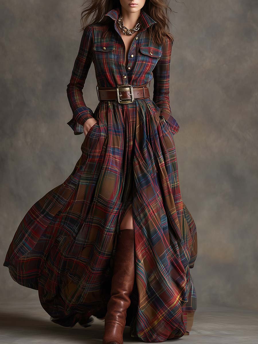 RACHEL – CAMICIA ABITO A RIGHE DAL TAGLIO ELEGANTE