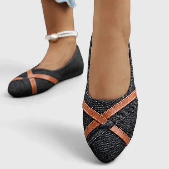 KHIANNA – BALLERINE CON CINTURINI INCROCIATI