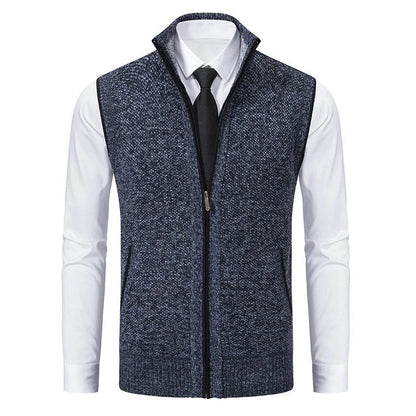 Bremer™ | Gilet in fleece lavorato a maglia senza maniche