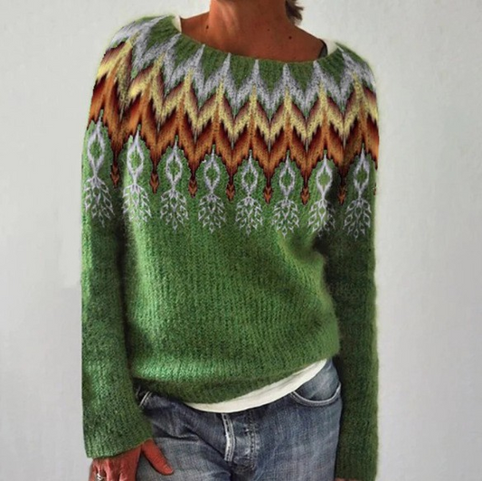 Indira | Maglione Retro Accogliente