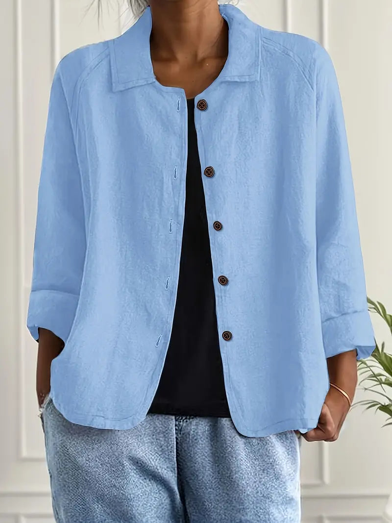 KENDRA – BLOUSE-CASUAL CON CHIUSURA A BOTTONI