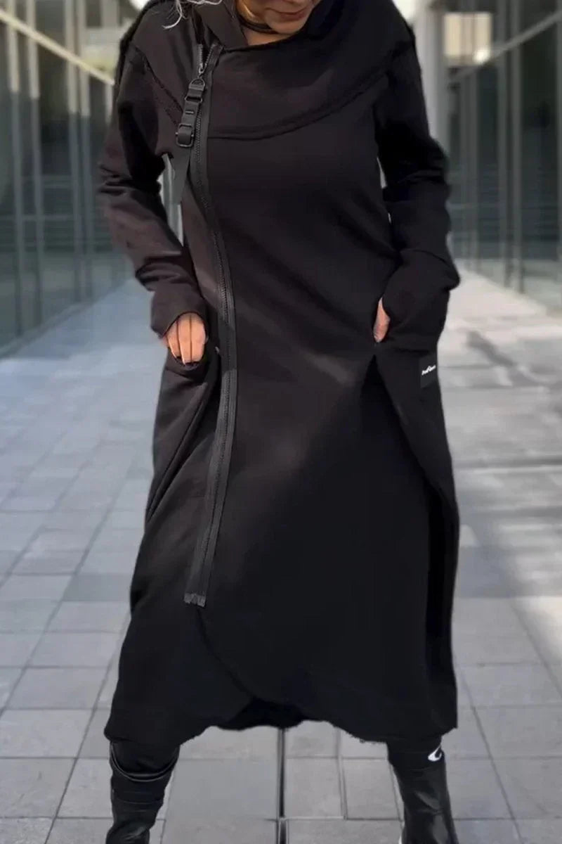 LILIANE – CAPPOTTO LUNGO MODERNO CON CAPPUCCIO