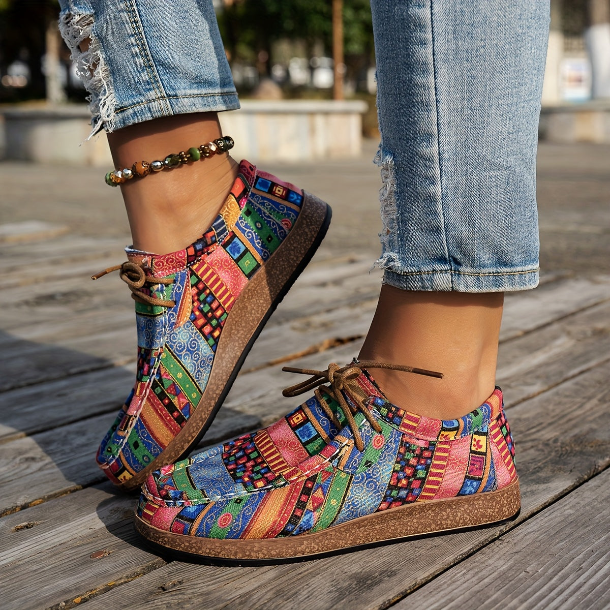 ADELINE – SNEAKER COMFORT PATCHWORK VIVACE