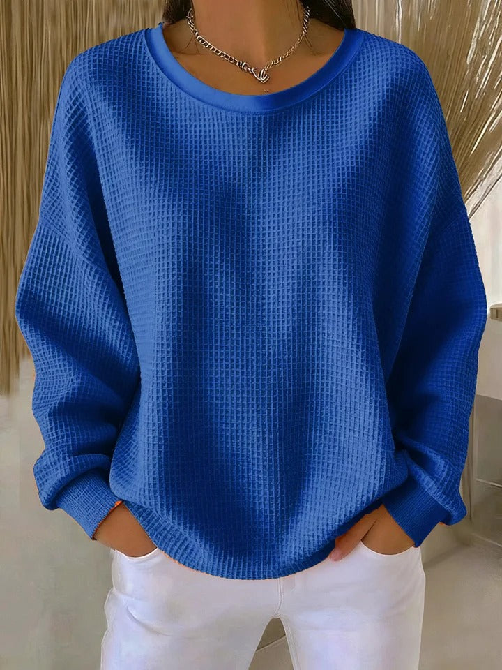 Rhosavienne – Maglione Testurizzato con Morbido Comfort