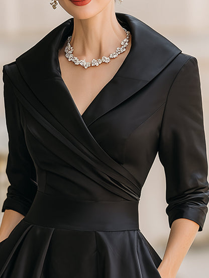 CELINE – ABITO MIDI ELEGANTE IN STILE WRAP