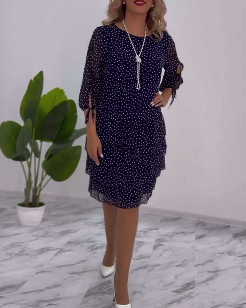 CLARA – ELEGANTE ABITO A POIS