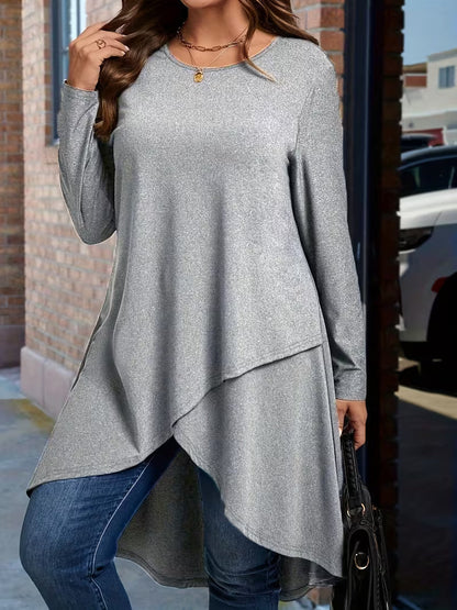 Arelivine - Elegante T-shirt a maniche lunghe