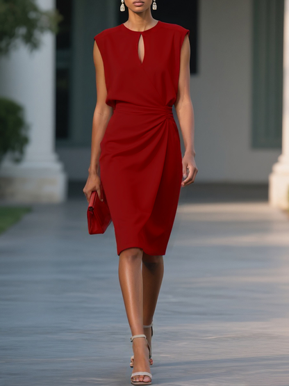 MELISSA – ABITO DRAPE' ELEGANTE