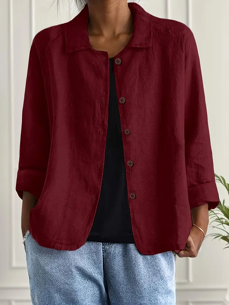 KENDRA – BLOUSE-CASUAL CON CHIUSURA A BOTTONI