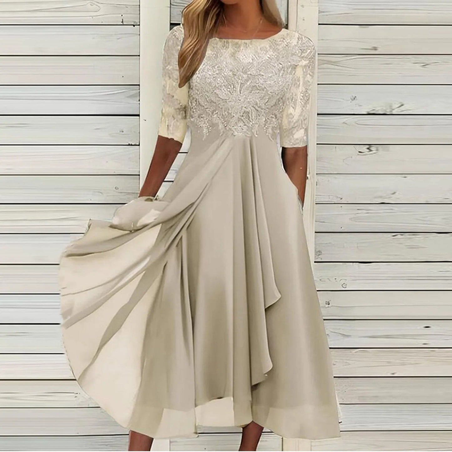 Leentje™ | Elegante Abito in Pizzo