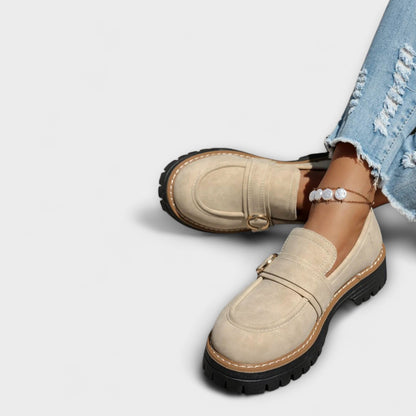 Lora | Mocassini Casual con Punta Rotonda