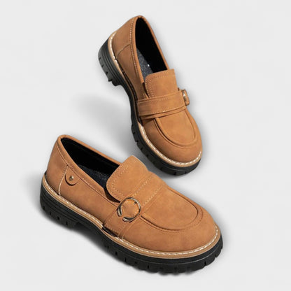 Lora | Mocassini Casual con Punta Rotonda