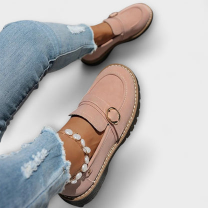 Lora | Mocassini Casual con Punta Rotonda