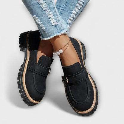 Lora | Mocassini Casual con Punta Rotonda