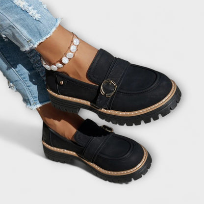 Lora | Mocassini Casual con Punta Rotonda