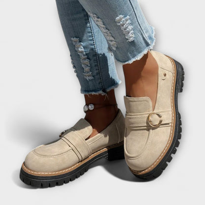 Lora | Mocassini Casual con Punta Rotonda