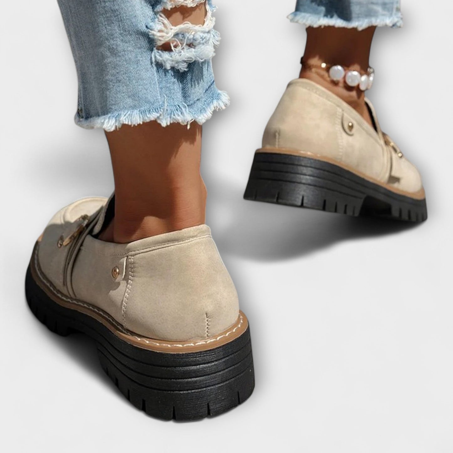 Lora | Mocassini Casual con Punta Rotonda