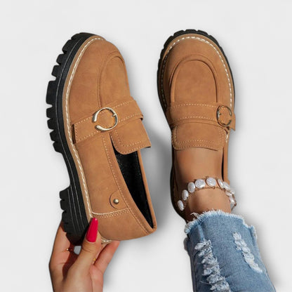 Lora | Mocassini Casual con Punta Rotonda