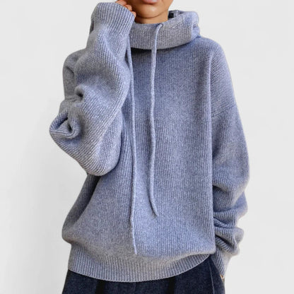 ISABELLE – MAGLIONE CON CAPPUCCIO RILASSATO
