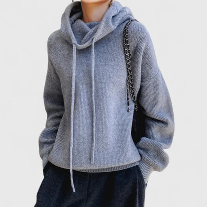 ISABELLE – MAGLIONE CON CAPPUCCIO RILASSATO