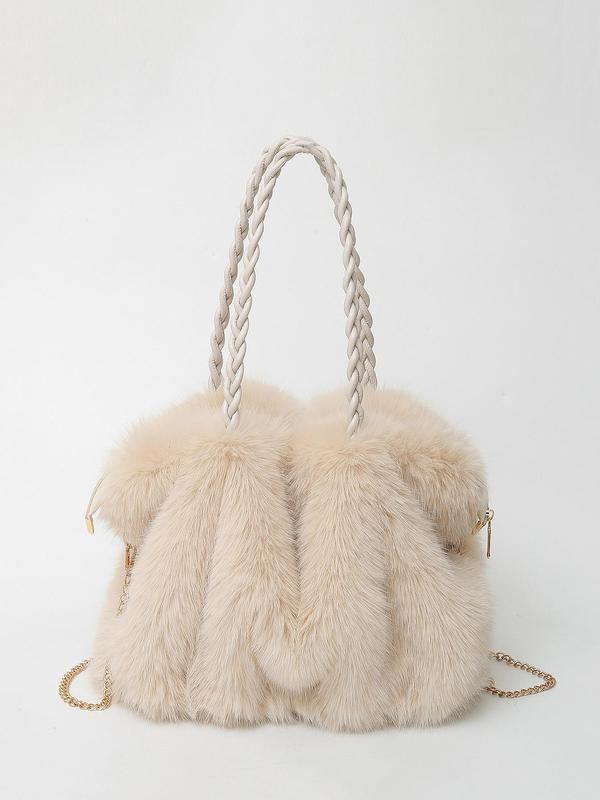 KAREN – BORSA A SPALLA IN PELUCHE LUSSUOSO
