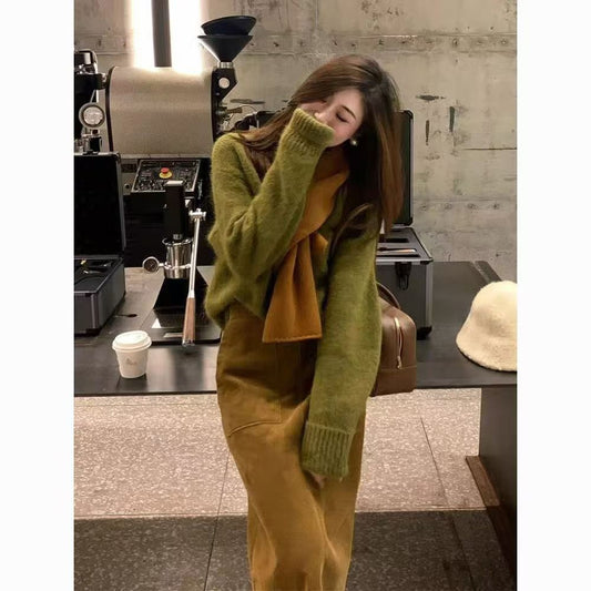 Sanne™ | MAGLIONE A COLLO ALTO COLORATO