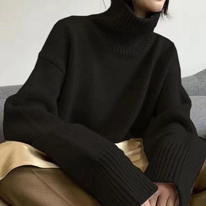 Sanne™ | MAGLIONE A COLLO ALTO COLORATO