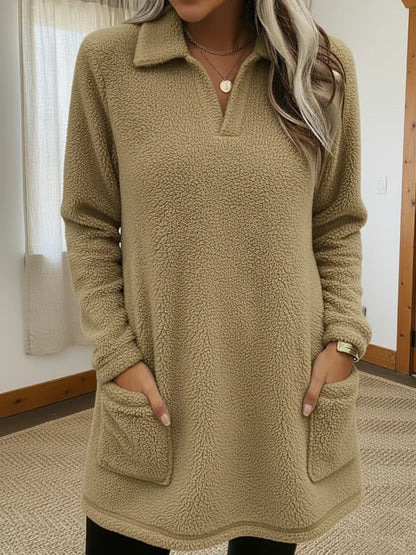 Elysavianne - Felpa in Fleece Morbido con Comfort Avvolgente