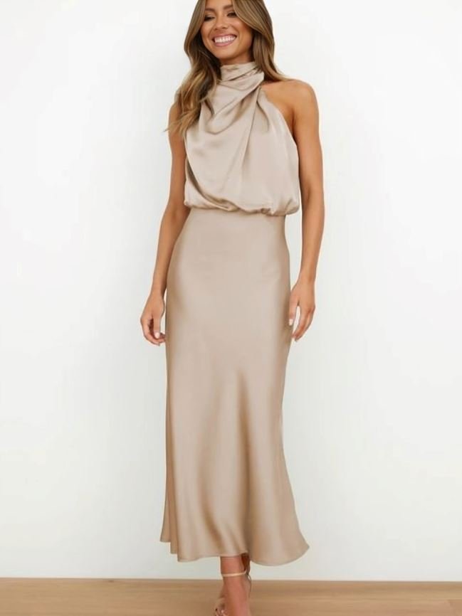 Cedra™ | Elegante Abito in Seta
