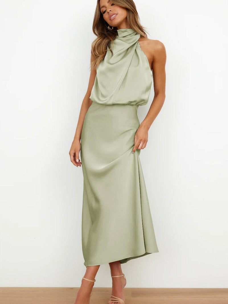 Cedra™ | Elegante Abito in Seta