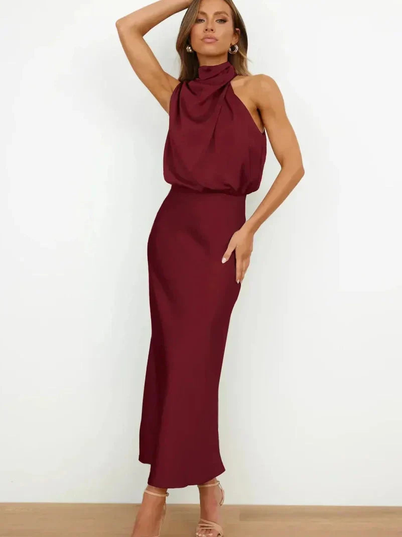 Cedra™ | Elegante Abito in Seta