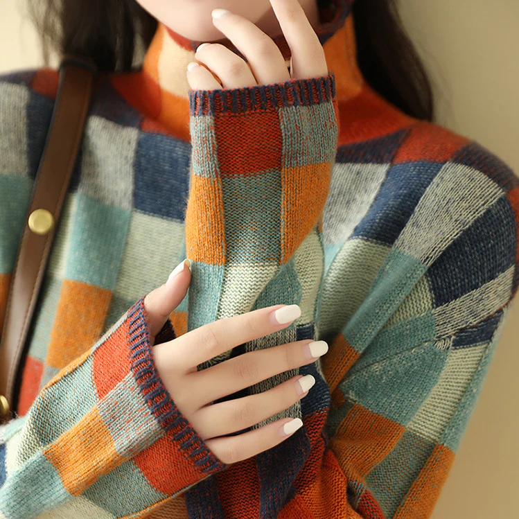 Julia™ | Maglione con motivo patchwork