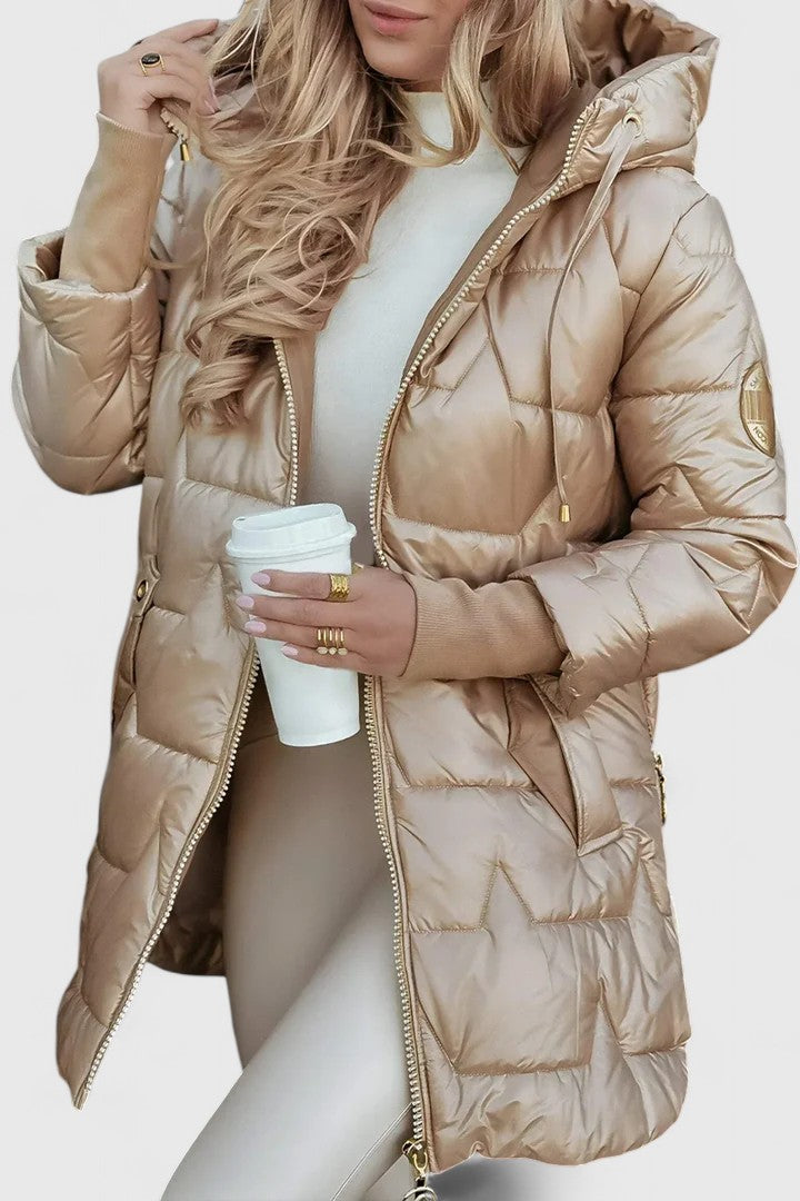 FRANCINE – GIACCA CON CAPPUCCIO CALDA E ACCOGLIENTE